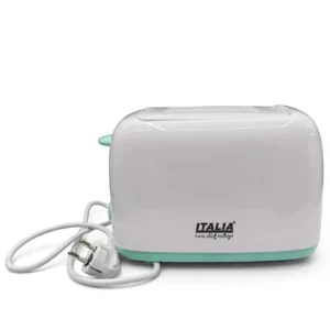 Italia 2 Slice Pop Up Bread Toaster - Automatic Electric Toaster