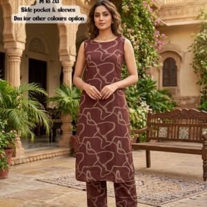 Trendy Printed Co-ord Set with Palazzo
